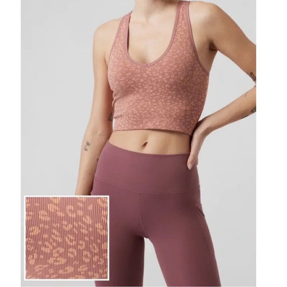 Athleta Aurora Crop Rib Tank